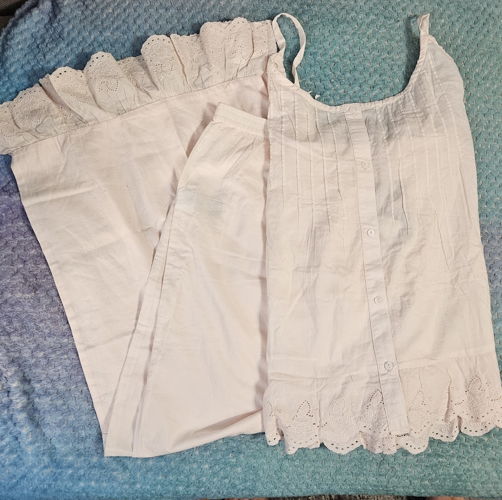 Soft Surroundings Light Pink Cotton Garment